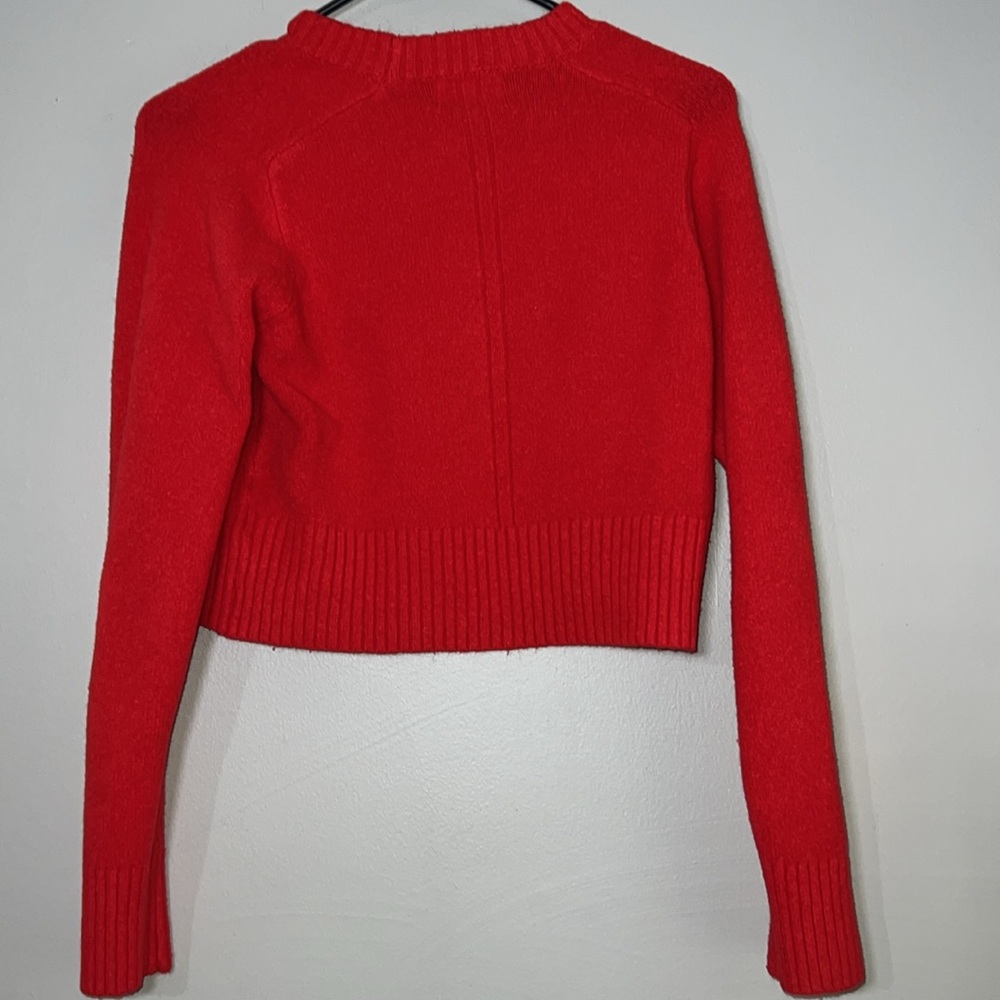 Universal Thread Cropped Red Sweater - Picture 4 of 5